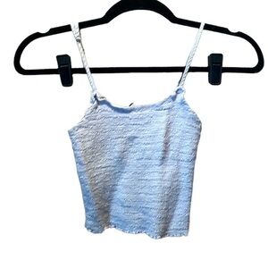 Brandy Melville Women’s Smocked John Galt Cropped Tank Top Size XS